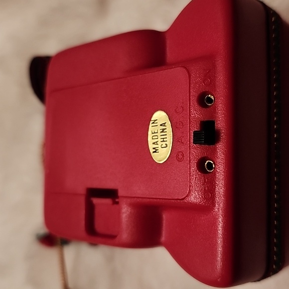 VINTAGE  FORGET ME NOT COMPUTER ORNAMENT  & SANTA FIGURINE - Picture 6 of 10